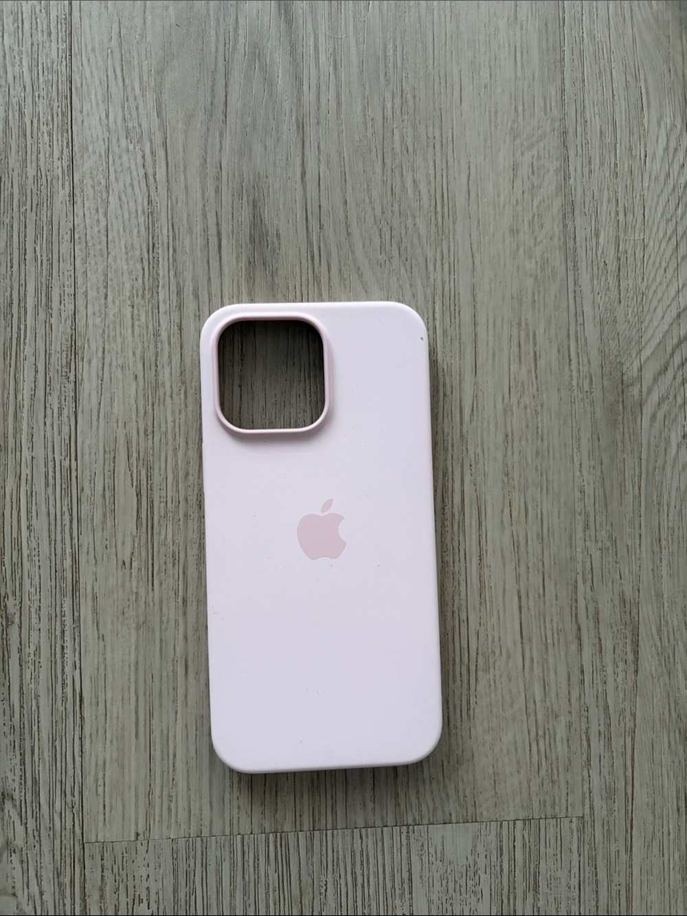 Apple Light Pink Silicone iPhone 15 Max Case